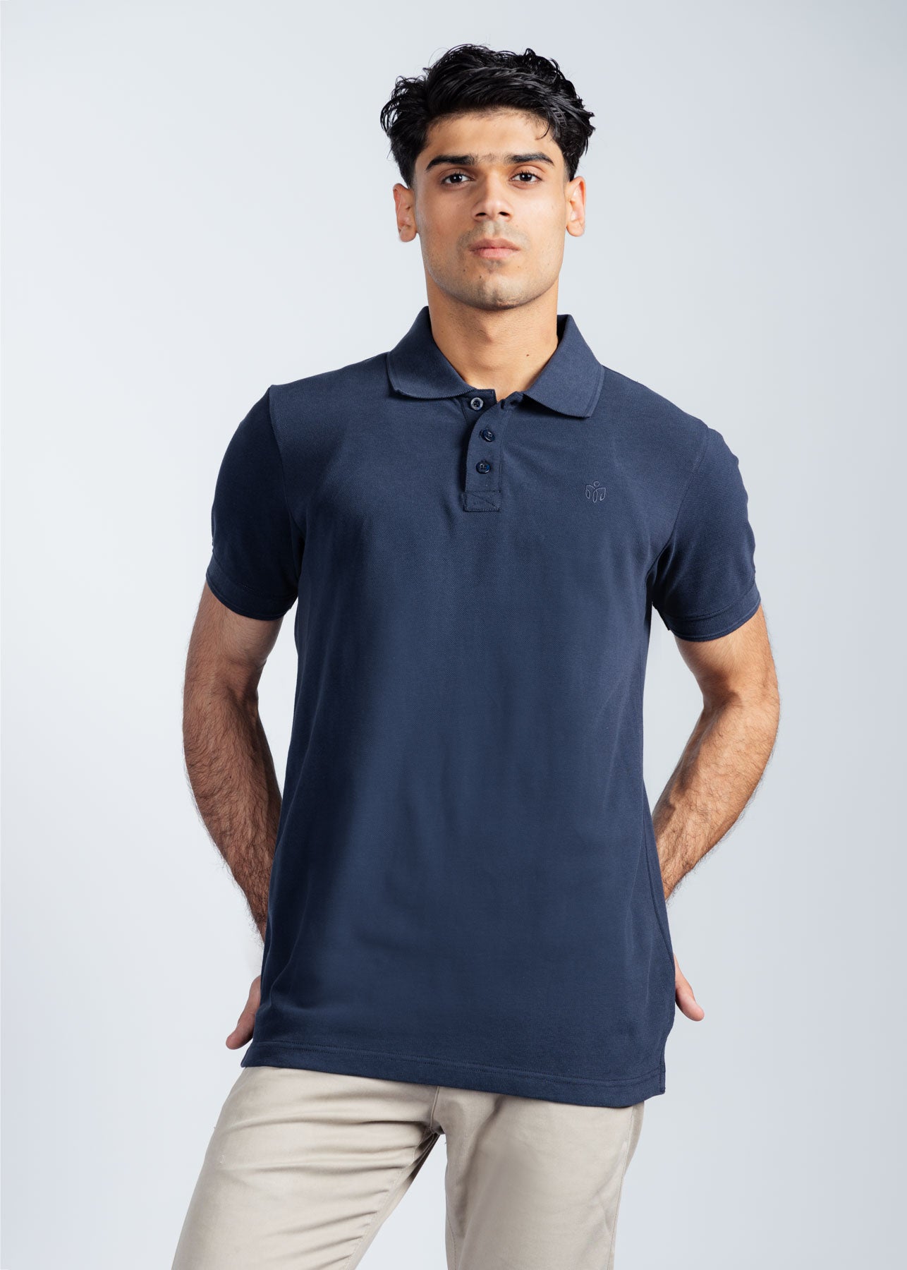 Premium Navy Blue  Polo