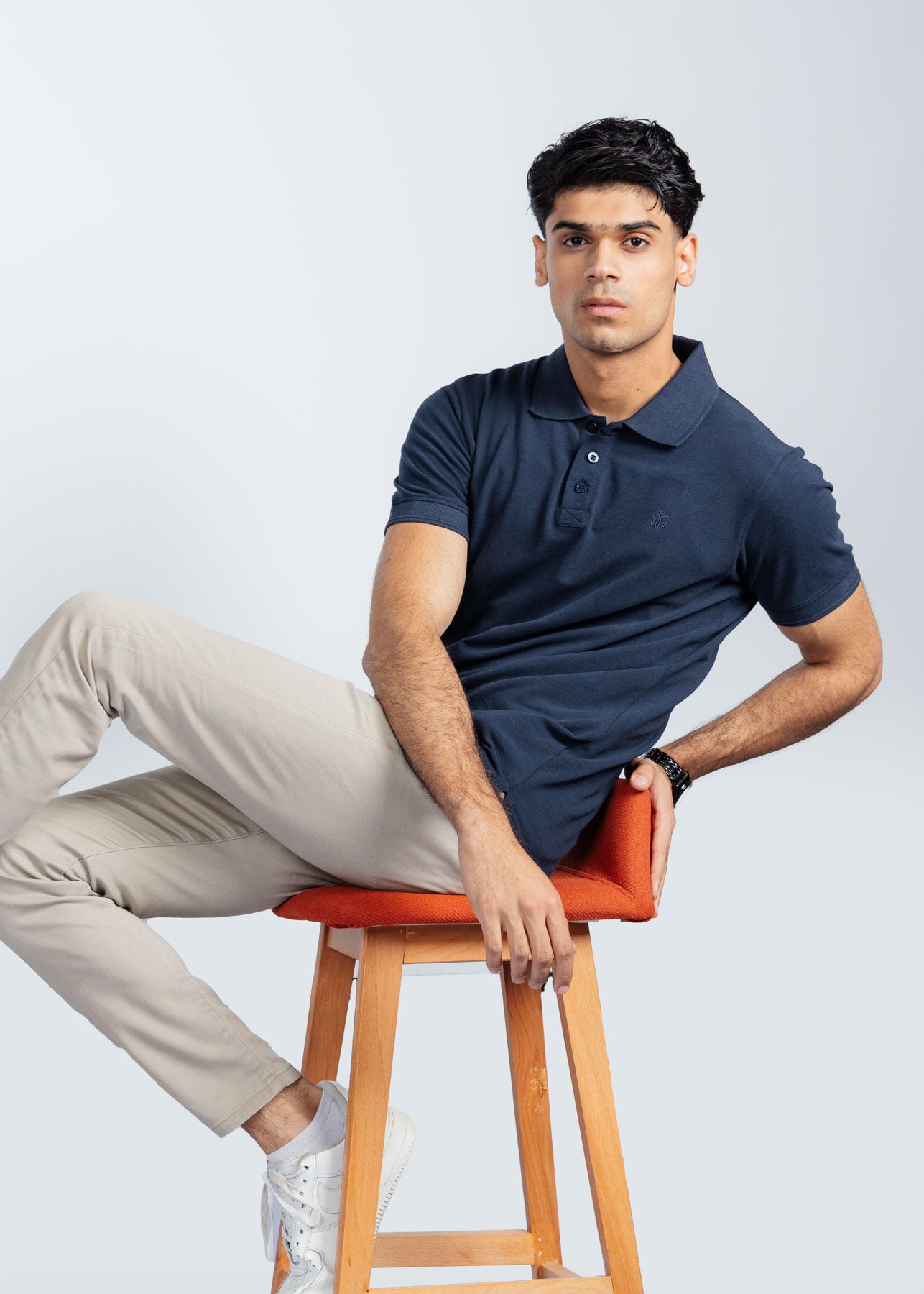 Premium Navy Blue  Polo